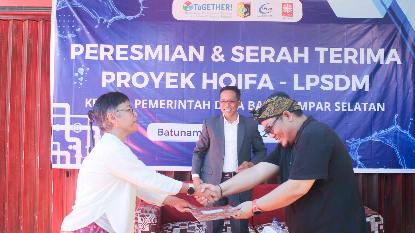 Peresmian Jaringan Perpipaan